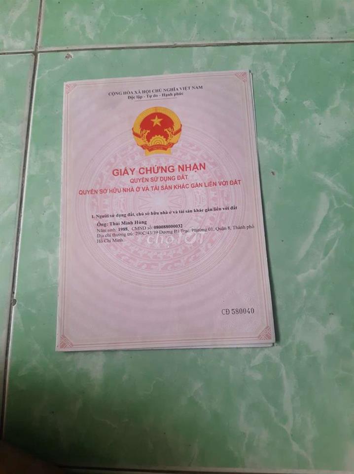 Bán đất thổ cư chính chủ