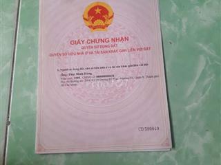 Bán đất thổ cư chính chủ