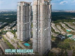 Bán căn 3PN Sân vườn rộng Haven Park Ecopark - 120m2 giá 7x triệu/m2. LH 0918114743