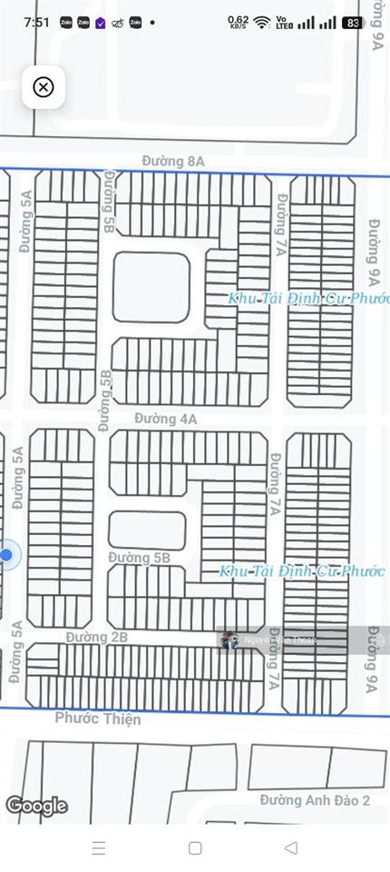 Cần bán đất đường 7a phước thiện thông vinhomes