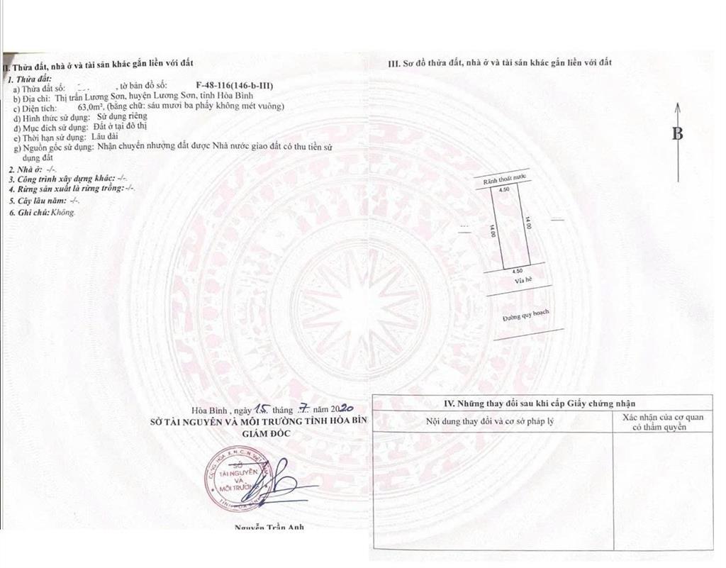 Cần bán 63m2 mặt chợ đêm lương sơn, giá chỉ 4, x tỷ. cách xuân mai hn 5km