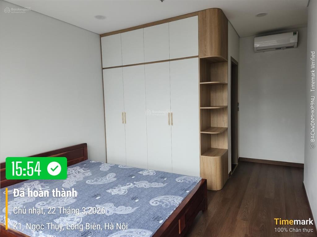 Cho thuê căn 2 ngủ full đồ 89m2 tại chung cư khai sơn city  long biên  hà nội. giá 12,5tr.