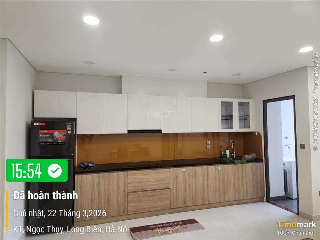 Cho thuê căn 2 ngủ full đồ 89m2 tại chung cư khai sơn city  long biên  hà nội. giá 12,5tr.