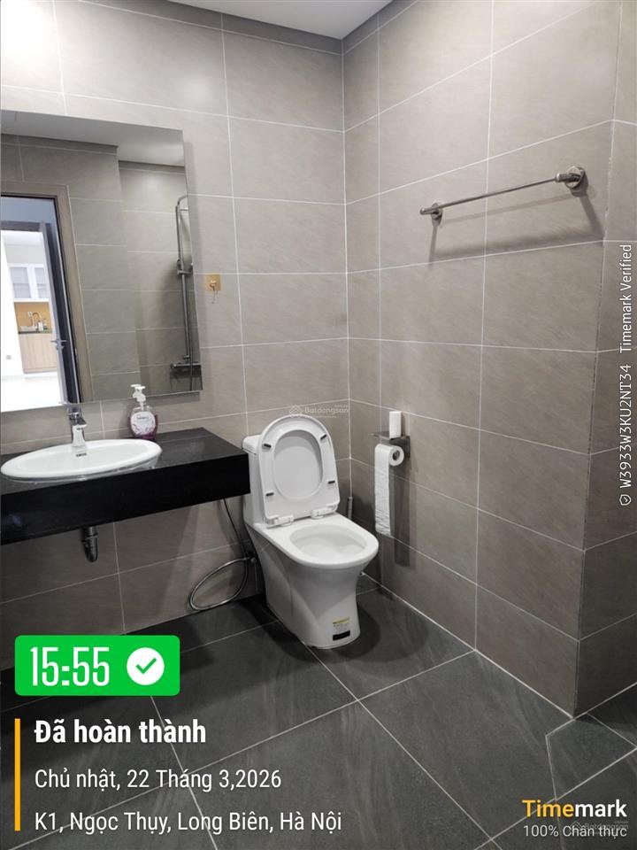 Cho thuê căn 2 ngủ full đồ 89m2 tại chung cư khai sơn city  long biên  hà nội. giá 12,5tr.