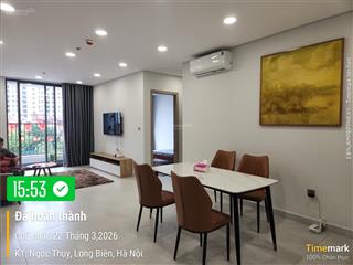 Cho thuê căn 2 ngủ full đồ 89m2 tại chung cư khai sơn city  long biên  hà nội. giá 12,5tr.