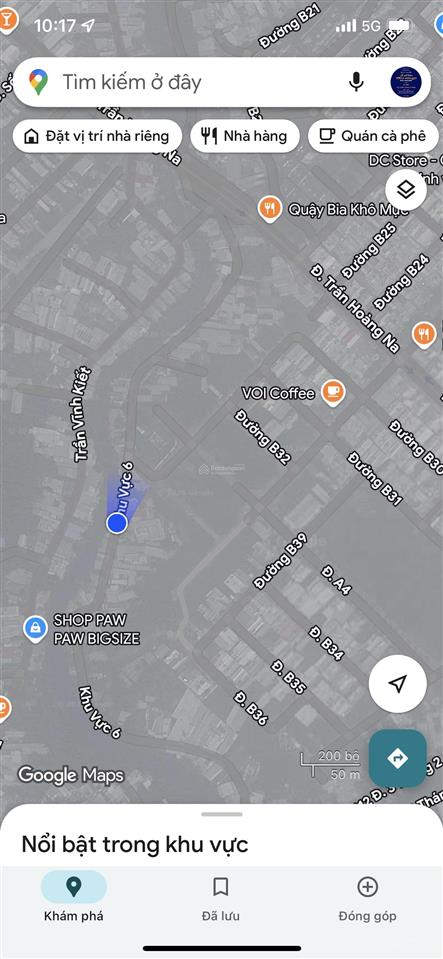 Nền đẹp đâu lưng khu dân cư 91b gđ 3  vị trí kế đường dẫn cầu đầu sấu trần hoàng na