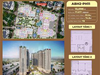 Bán căn duplex, 168.3m2 chung cư an bình homeland tại lê trọng tấn, 77 triệu/m2.  0378 920 ***