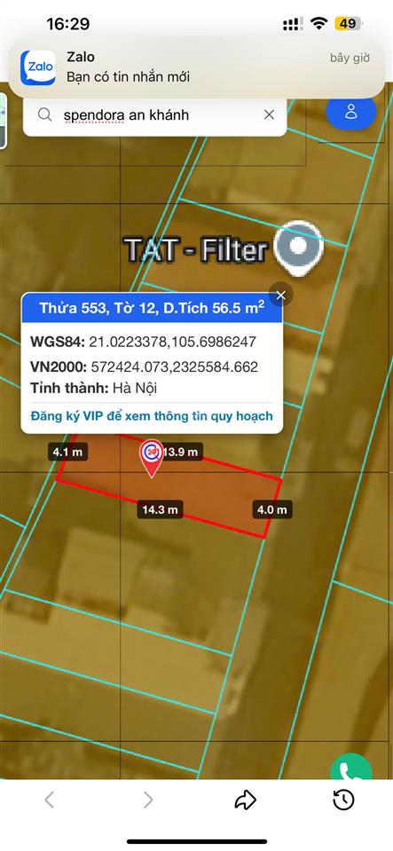 Chính chủ bán mảnh đất, mặt đường nguyễn viết thứ, hà nội. 0343 841 ***