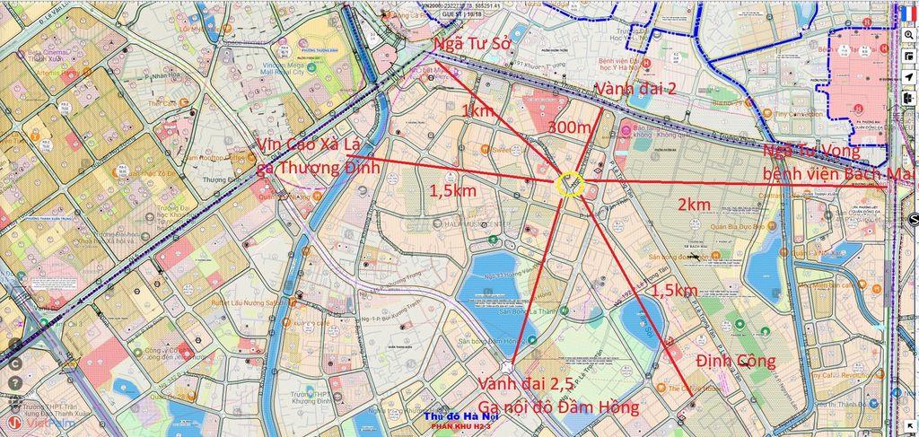 BÁN NHÀ 2 MẶT PHỐ CHÍNH TRUNG TÂM VÀNH ĐAI 2  – GIÁ 500TR/M2.