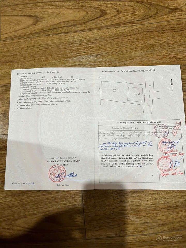 Bán đất nhà vườn nghỉ dưỡng tại xuân mai