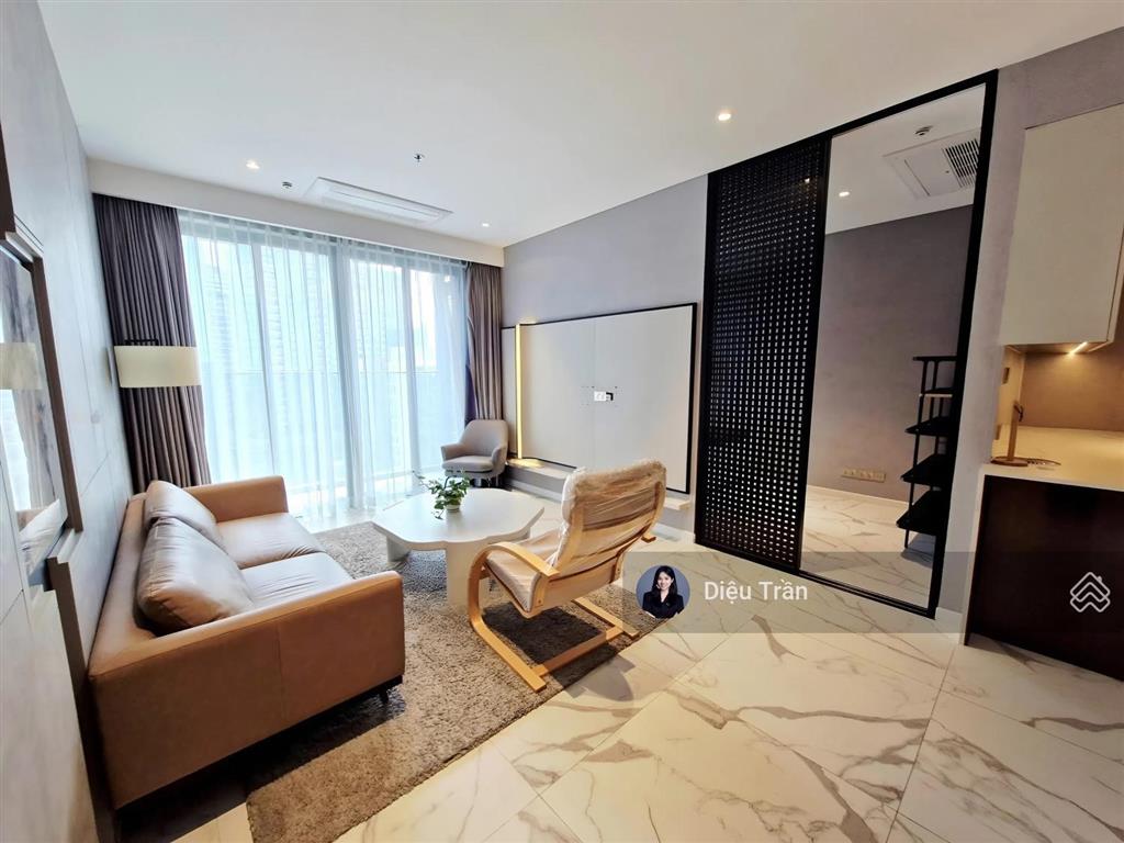 The crest căn hộ 2pn+1 diện tích lớn 115m2, nội thất thiết kế đầy đủ giá tốt 69tr/tháng