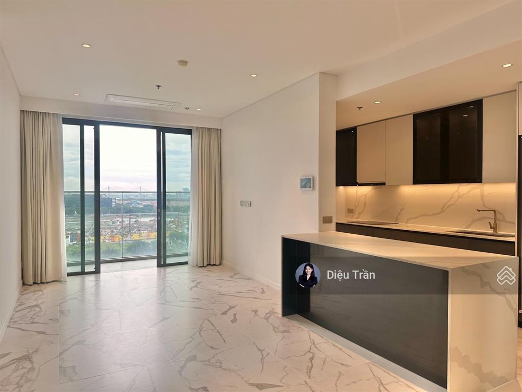 The crest cho thuê căn hộ 2pn, vị trí góc view cực thoáng từ các phòng, nội thất cơ bản 45tr/tháng