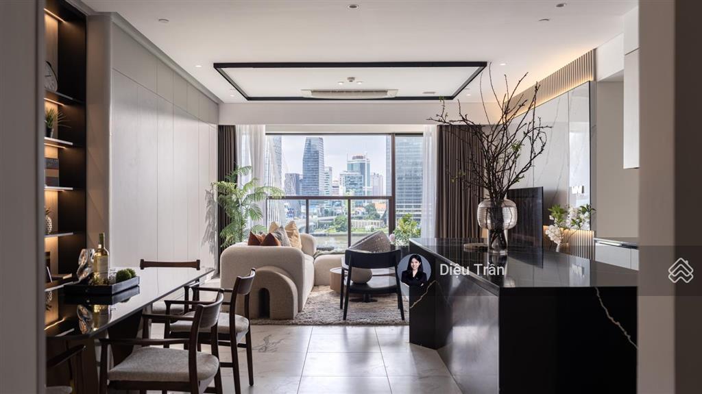 Mới 100%, cho thuê căn hộ 4pn tại the galleria view sông trực diện, nội thất thiết kế từng chi tiết
