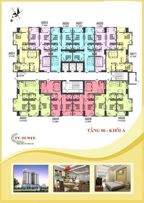 Cho thuê căn hộ chung cư tân việt tower, 6 triệu, 91 m2, đẹp, nhiều tiện ích