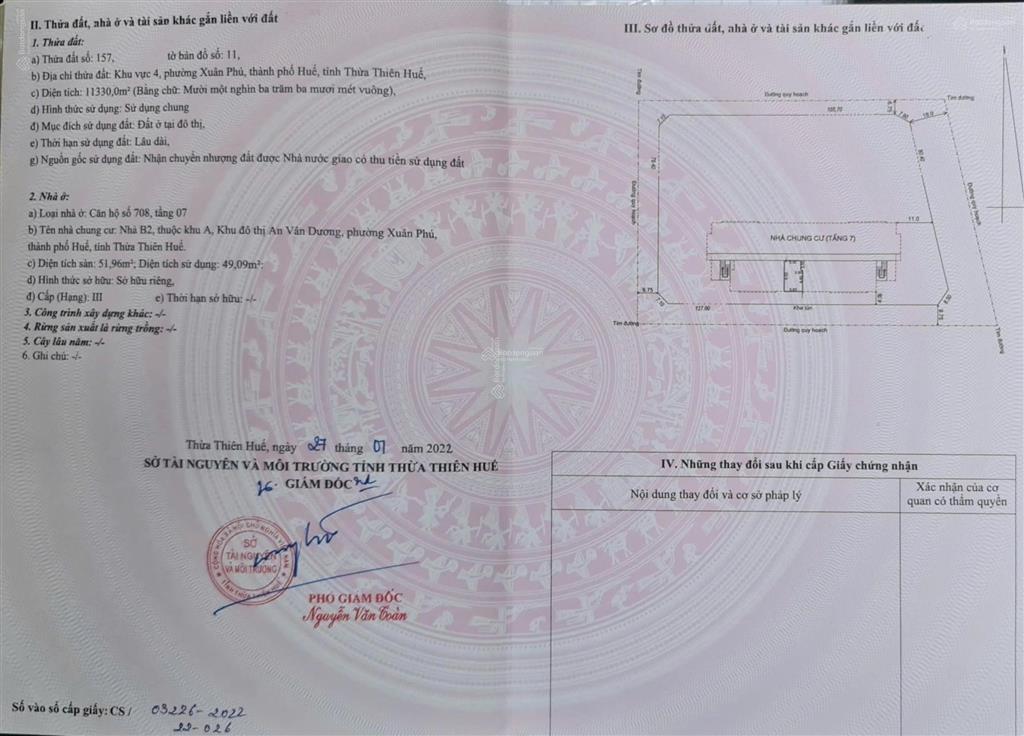 Bán chung cư vicoland khu b ban công hướng nam, view ruộng. đã có sổ hồng