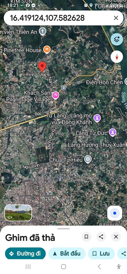 Đất khổ biệt thự 2 mặt tiền, ngang hơn 17m. hơn 400m2 tại kqh đồng cát, tp huế