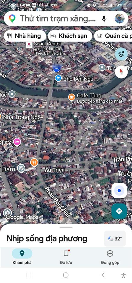 Đất mặt tiền đường phan bội châu gần chợ bến ngự