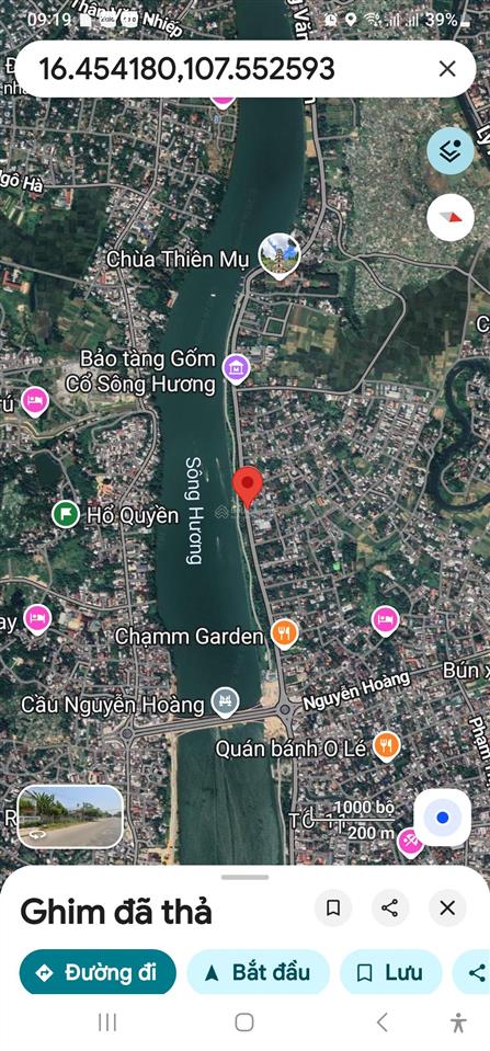 Đất view sông hương mặt tiền đường nguyễn phúc nguyên, gần 2480m2