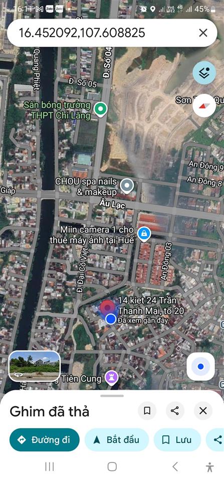 Bán nhà 3 tầng kiệt ô tô trần thanh mại gần kqh an đông huế