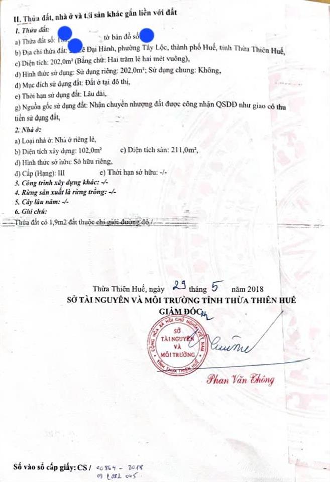 Nhà 2 tầng mặt tiền đường lê đại hành gần chợ tây lộc