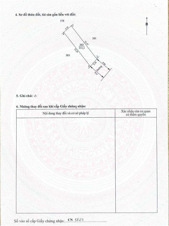 Đất mặt tiền đường trần quang diệm, giá 4** triệu