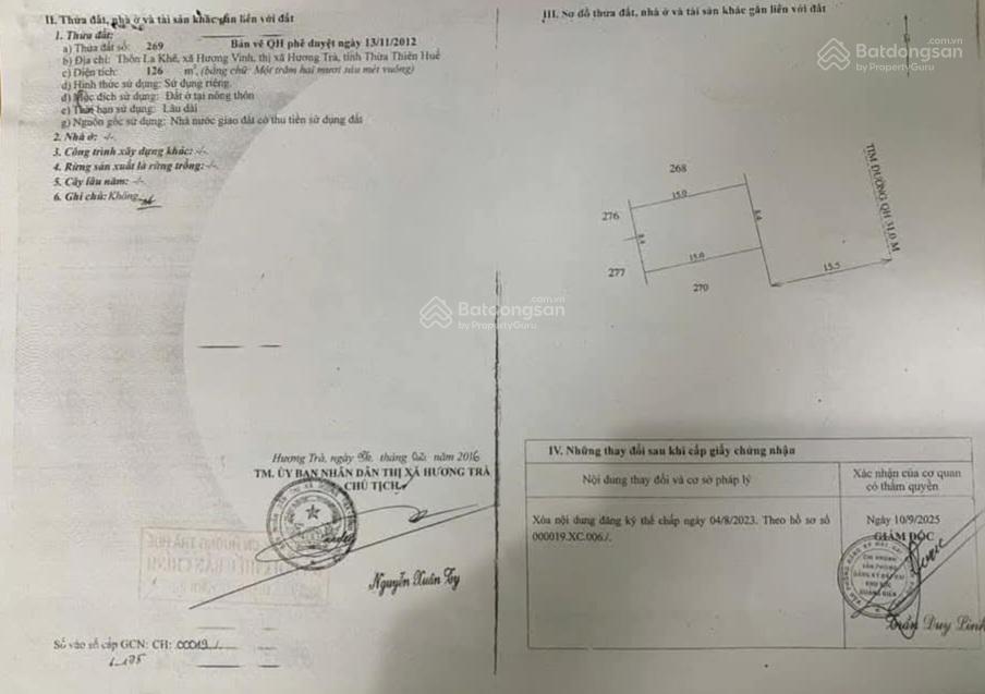 Đất đối diện trường cấp 2 đặng vinh, hương vinh (đường nguyễn văn linh nối dài)