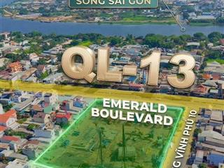 The emerald boulevard giá trị nổi bật đầu tiên trên mặt tiền quốc lộ 13,  em nhận báo giá.