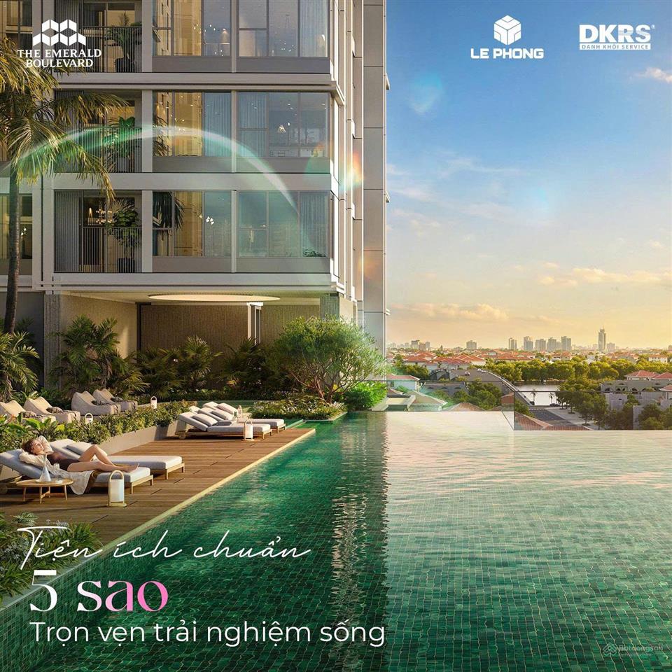 The emerald boulevard chuẩn sống mới trên đại lộ  căn hộ hoa hậu 4 mặt view sông