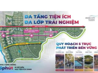 Chỉ còn căn nhà phố vườn view kênh cảnh quan izumi city   em để khóa căn sớm!