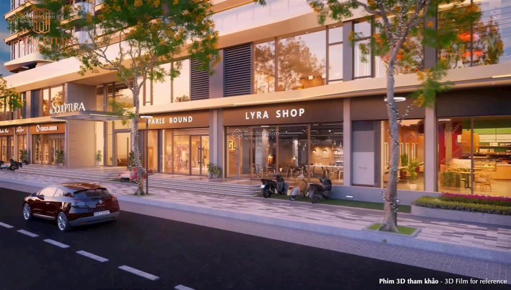 Bán shophouse dự án the sculptura phú mỹ hưng 147m2, 2 tầng, mua trực tiếp cdt, tt 20%. ls 0%