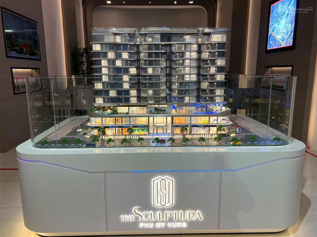 Bán shophouse dự án the sculptura phú mỹ hưng 147m2, 2 tầng, mua trực tiếp cdt, tt 20%. ls 0%