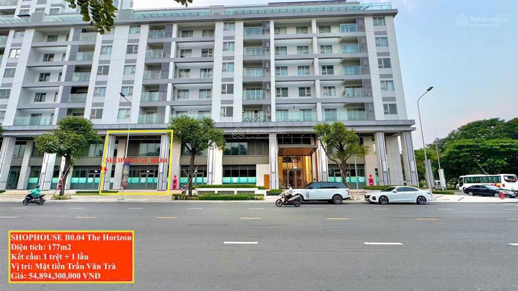 Bán shophouse dự án the horizon phú mỹ hưng, 2 tầng, 177m², ngang 8x11, 54 tỷ. sẵn kinh doanh