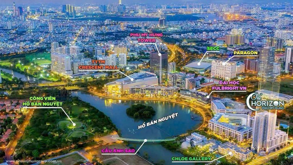 Bán shophouse dự án the horizon phú mỹ hưng, 2 tầng, 177m², ngang 8x11, 54 tỷ. sẵn kinh doanh