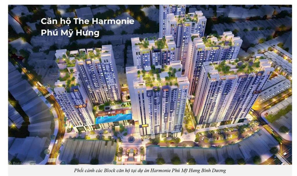 Bán harmonie phú mỹ hưng bình dương 2pn giá 3,1 tỷ, tt 20% kí hđmb, mua trực tiếp cđt, ls 0%