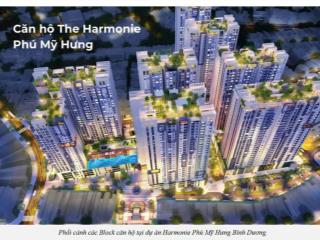 Bán harmonie phú mỹ hưng bình dương 2pn giá 3,1 tỷ, tt 20% kí hđmb, mua trực tiếp cđt, ls 0%