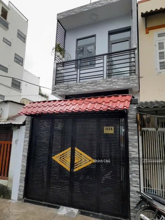 Bán nhà 1 trệt 1 lầu, 51.4m2, 2pn, sẵn sổ đã hoàn công, hẻm rộng 4m đ.hậu giang, p.11, q,6