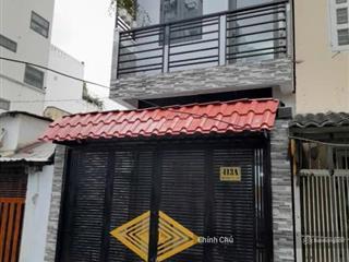 Bán nhà 1 trệt 1 lầu, 51.4m2, 2pn, sẵn sổ đã hoàn công, hẻm rộng 4m đ.hậu giang, p.11, q,6