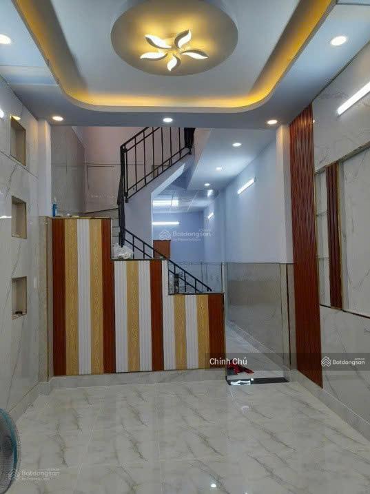 Bán nhà 1 trệt 1 lầu, 51.4m2, 2pn, sẵn sổ đã hoàn công, hẻm rộng 4m đ.hậu giang, p.11, q,6