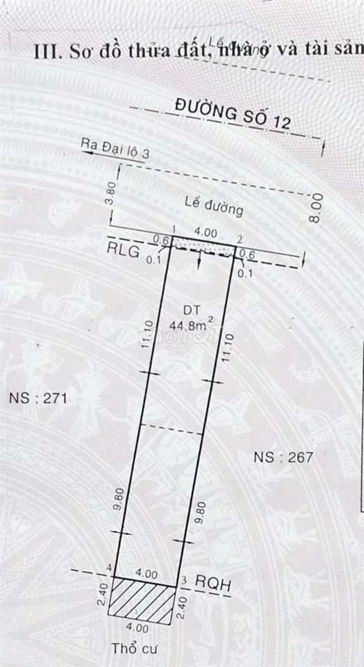 Bán nhà cấp 4 Đường 12, Phường Phước Long, Tp. Thủ Đức. Đang cho thuê