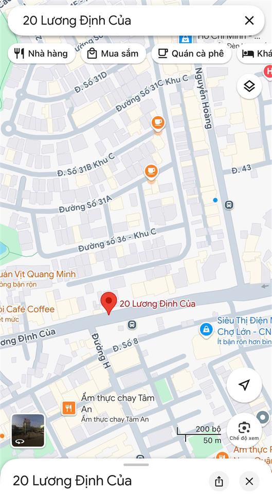 Đất mặt tiền lương định của, an phú, quận 2  10x20m (cn 200m²)  87 tỷ