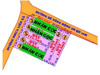 Bán lô thôn đảnh thạnh  xã bình lộc ( cũ) xã suối hiệp ( mới). diên tích 136m2 giá 649 triệu