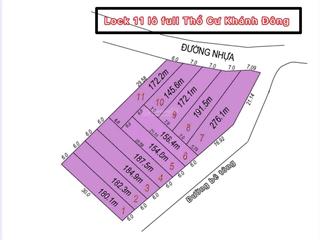 Mở bán lô full thổ cư sẵn khánh đông (bắc khánh vĩnh) diện tích 145m2 full thổ cư 195triệu