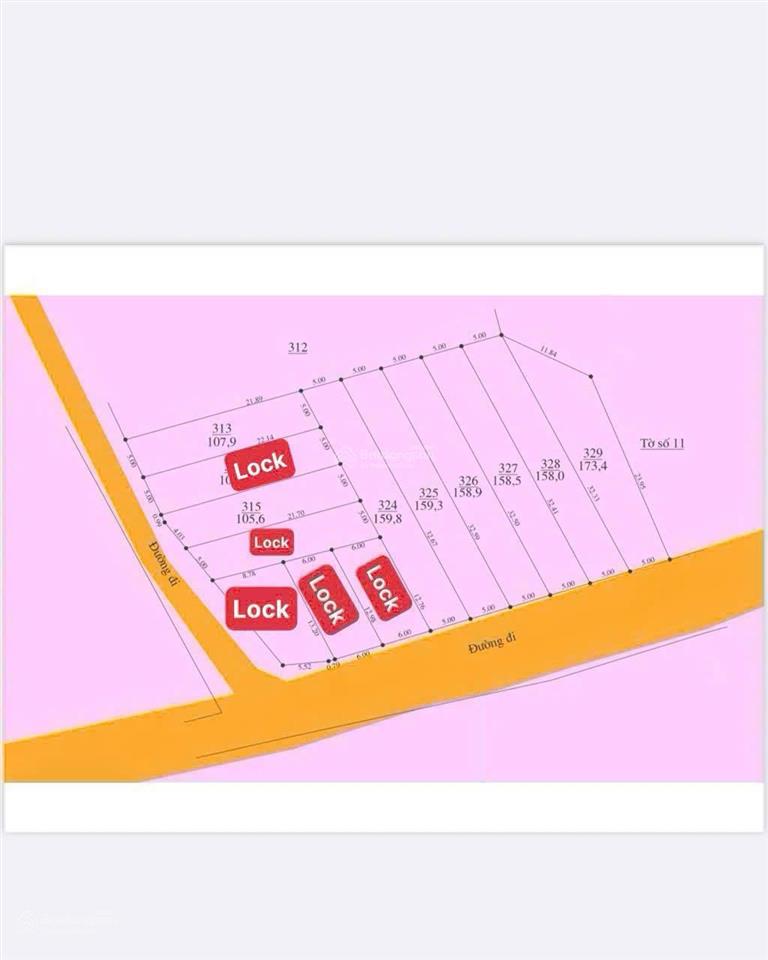 Diên lâm đã sở hữu lô đất ngay khu dân cư đường bêtoong 810m 109m2 chỉ 230tr bao sổ