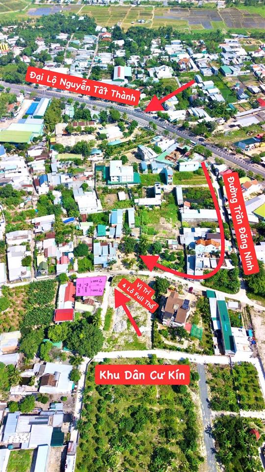 Bán lô đất thổ cư vị trí đẹp thuộc phường nam nha trang. diện tích 71,1m2 đất odt, đường rộng 6m