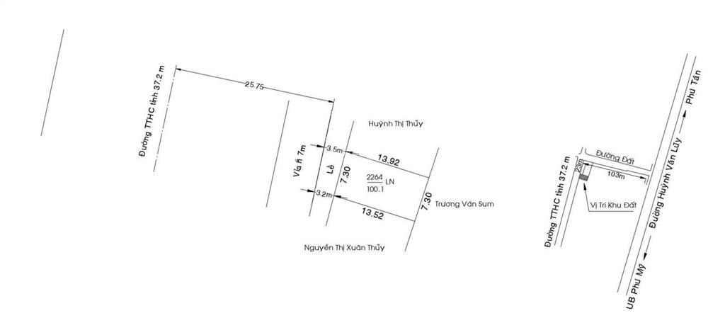 Đất mặt tiền đường hùng vương trục chính vào trung tâm thành phố mới