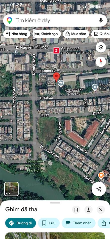 Nhà trệt 3 lầu kdc an phú hưng đối diện trường thcs nguyễn thị thập,đường nhựa 6m thông