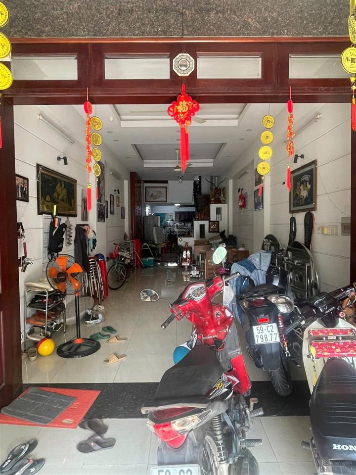 Nhà trệt 3 lầu kdc an phú hưng đối diện trường thcs nguyễn thị thập,đường nhựa 6m thông