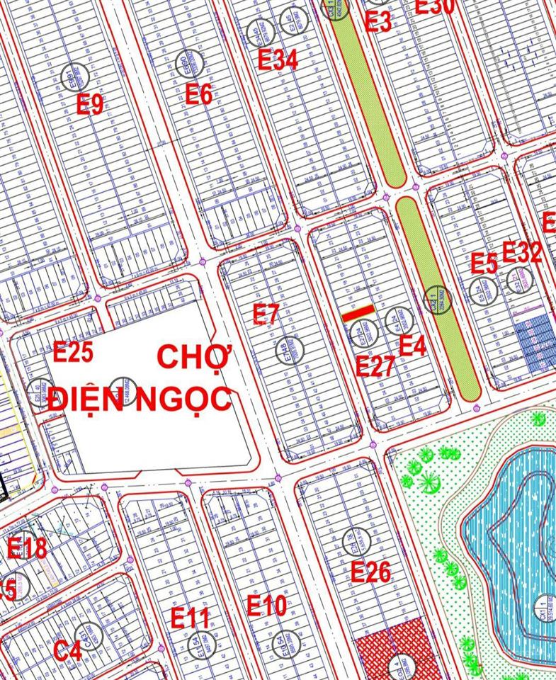 Bán 147m2 đất khu số 9 điện ngọc  quang fpt