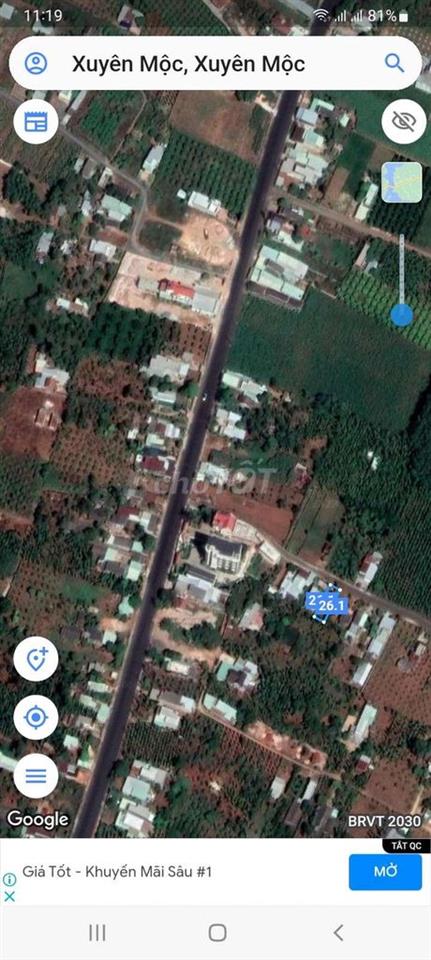 Đất đẹp xã Xuyên Mộc Tp.Hồ Chí Minh