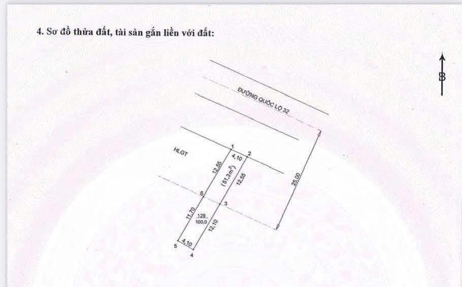 Hàng hot, siêu hiếm. lô đất đẹp mặt đường 32 ở chợ nhông, vật lại, hn